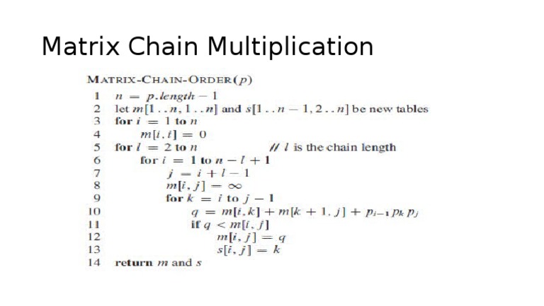 Matrix Multiplication | PDF