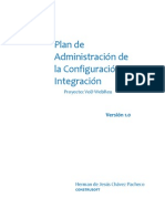 Plan de Administración de La Configuración e Integración v2