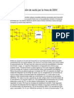 Transmisión de Audio Por La Línea de 220V