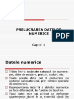 PRELUCRAREA DATELOR NUMERICE - Pps