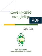 Budowa I Mechanika Roweru Górskiego PDF