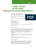 Safety Training Waste Management 21