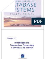 Introduction To Transaction Processing Concepts and Theory