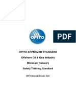 OPITO Offshore Oil & Gas Industry Minimum Industry Safety Training Standard 5301