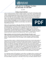 WHO Dengue Vaccine QA July2014 PDF