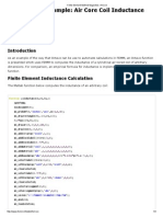 Finite Element Method Magnetics - AirCore