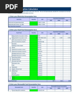 Energy Consumption Calculation Tool