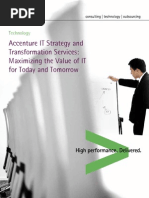 Accenture IT Strategy Transformation Services