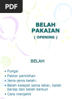 Belah Pakaian