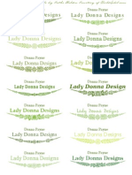 Donna Payne Lady Donna Designs Oval-Labels