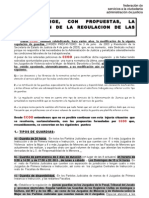 PROPUESTA DE CCOO SOBRE MODIFICACIÓN DE NORMATIVA  GUARDIAS (14-12-2009)