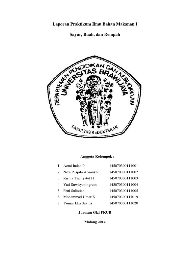 Laporan Praktikum Ilmu Bahan Makanan