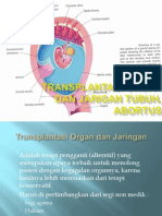 TRANSPLANTASI ORGAN DAN JARIGAN TUBUH, ABORTUS.ppt