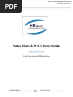 Honda Value Chain