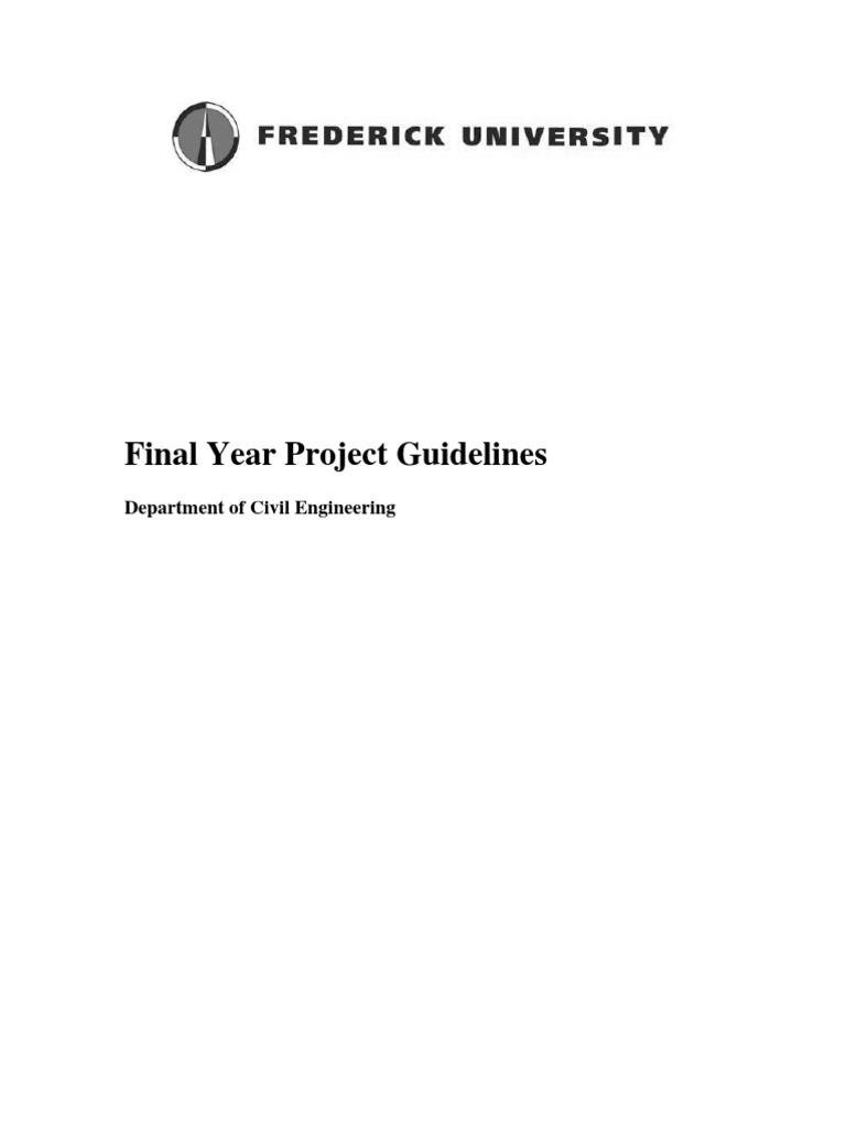 final-year-project-guidelines-pdf-engineering-civil-engineering