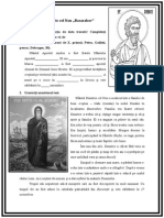 Lecție Sf. Dimitrie Basarabov Clasa A III-a