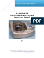 Q150R Instruction Manual for Sample Preparation System