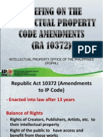 Copyright Amendments DG