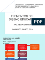 Elementos Del Diseño Educativo