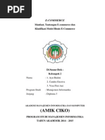 Download E-CommerceManfaat Tantangan E-commerce dan  Klasifikasi Model Bisnis E-Commerce docx by Diansyah Putra SN242281315 doc pdf