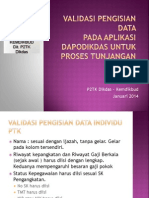 Manual Validasi Pengisian PTK 2014 Ver 3 PDF