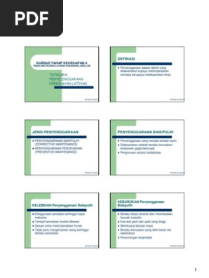 Penyenggaraan Pdf