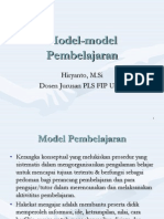 Model Model Pembelajaran