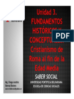 Unidad 3 Fundamentos Históricos y Conceptuales de Roma Al Fin de La Edad Media PDF