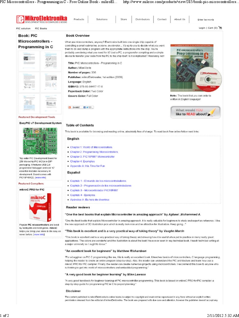 MikroC Pro Ebook | PDF | All Rights Reserved | Media Freedom