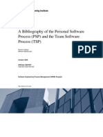 A Bibliography of The Personal Software Process (PSP) and The Team Software Process (TSP)