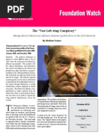 The "Vast Left-Wing Conspiracy": George Soros's Democracy Alliance Remains A Potent Force in The 2014 Elections