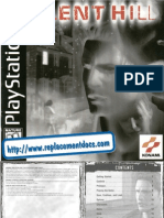 Silent Hill - Manual - PSX PDF