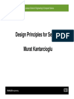 Design Principles For Security Murat Kantarcioglu: Ut Dallas