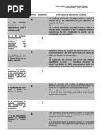 Avaliativos e descritivos