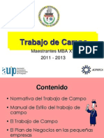 Trabajo de Campo Mba XV PDF