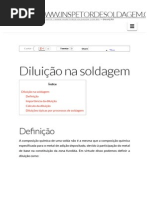 Diluição Na Soldagem Fonte Site Inpetor de Solda PDF