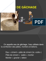 Eau de Gâchage