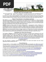 Jumaa Prayer Bulletin 10 October 2014