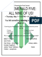 E5 Presents the Final Concert - Poster