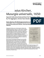 Athanasius Kircher, Athanasius Kircher,: Musurgia Universalis, 1650 Musurgia Universalis, 1650