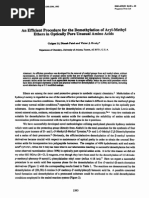 An Efficient Procedure For The Demethylation of Aryl-Methyl Ethers in Optically Pure Unusual Amino Acids PDF