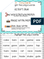 Benchmark Word Work Unit 8