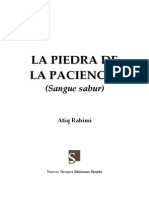 Rahimi Atiq - La Piedra de La Paciencia PDF