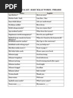 03.malay For Everyone PDF | PDF | Indonesian Language | Verb