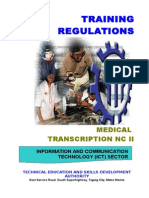 TR - Medical Transcription NC Ii