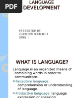 Download Language Development by Zarmeen Siddiqui SN24235947 doc pdf