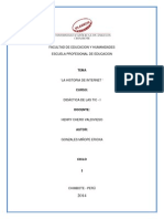 Historia de Internet Ensayo-Cuadro Comparativo