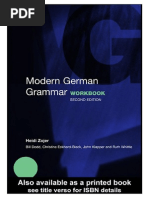 Modern German Grammar Workbook