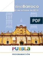 Programación de Puebla en El Festival Internacional Cervantino Barroco PDF