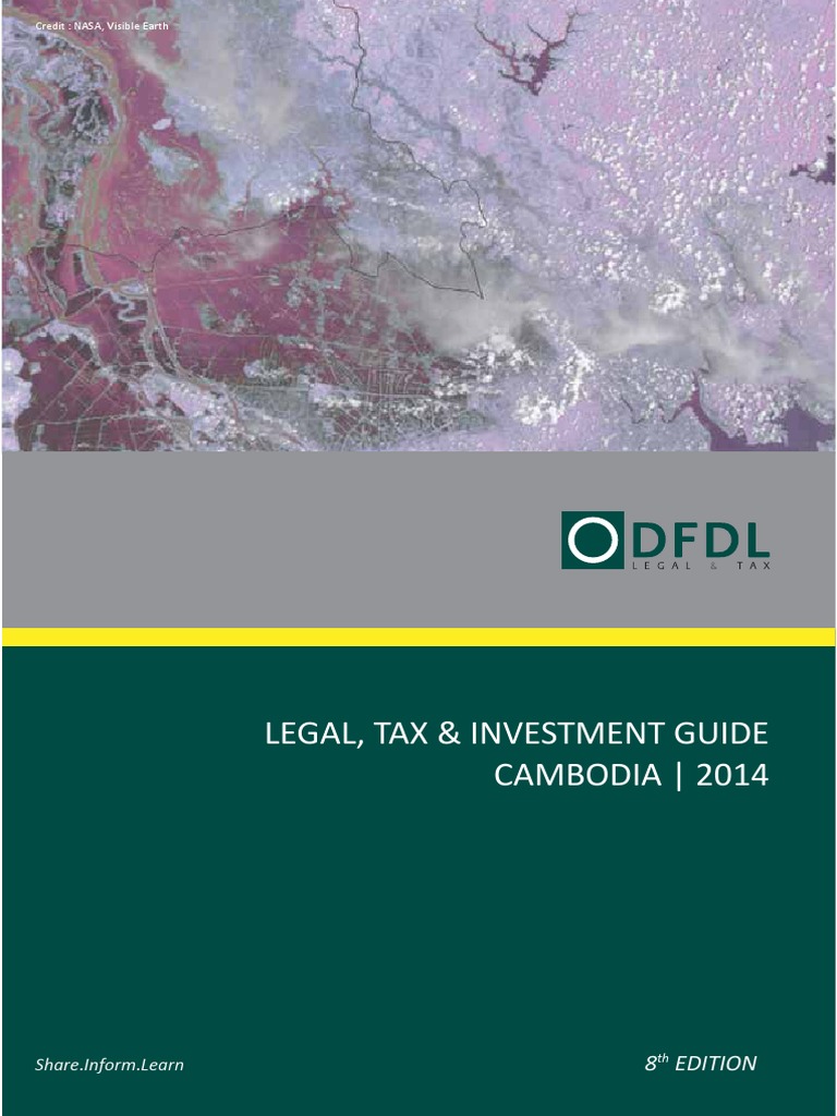 DFDL Cambodia Investment Guide Edition 2014s PDF PDF Industries